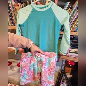 Members Mark Boys M 8 Rashguard Set